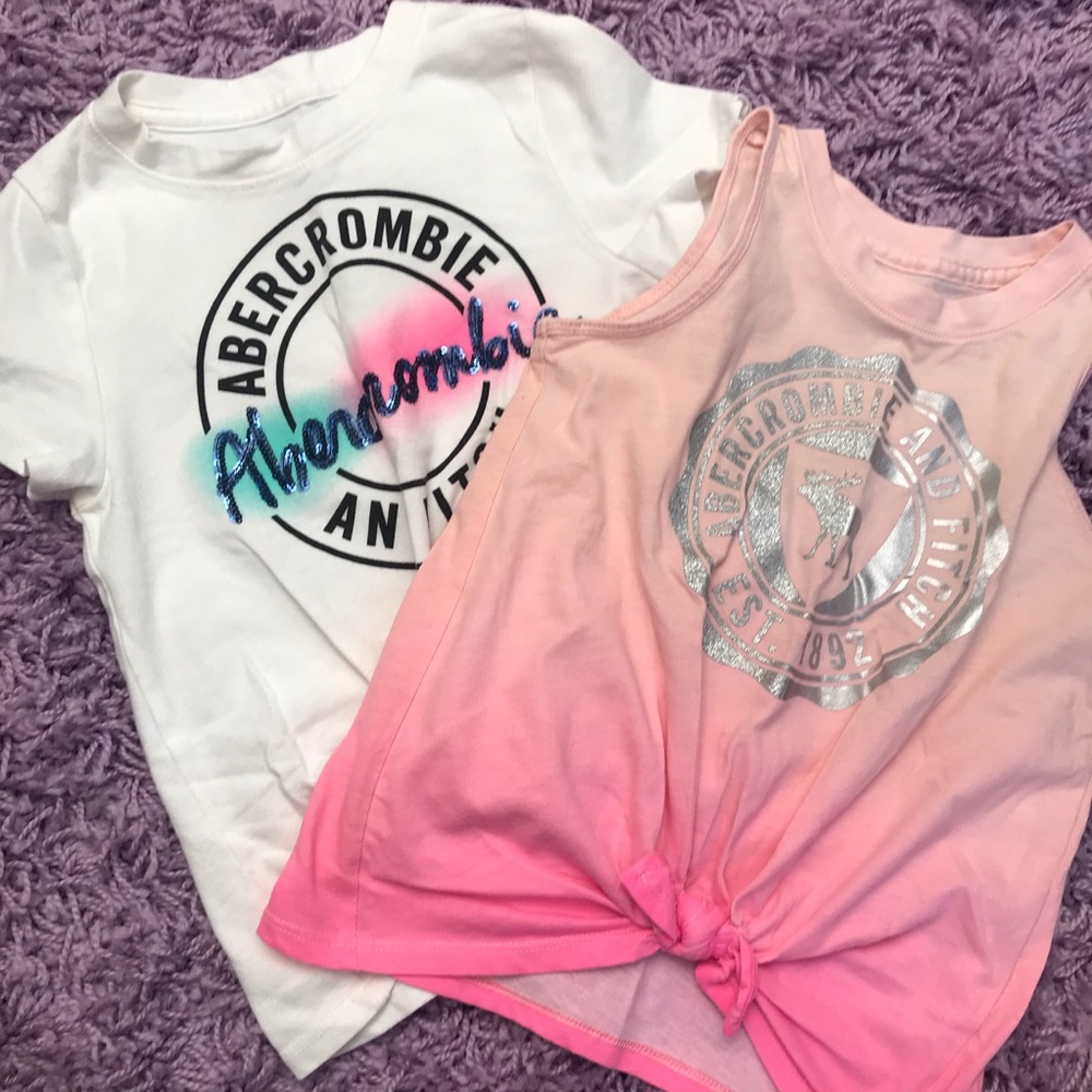 Set of abercrombie kids tops